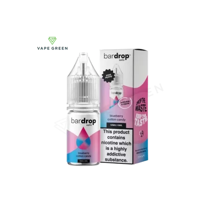 Blueberry Cotton Candy Nic Salt E-Liquid by Bar Drop - Eliquidsupply