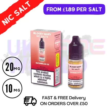 Watermelon ICE – Bloody Mary 10ML Nic Salt