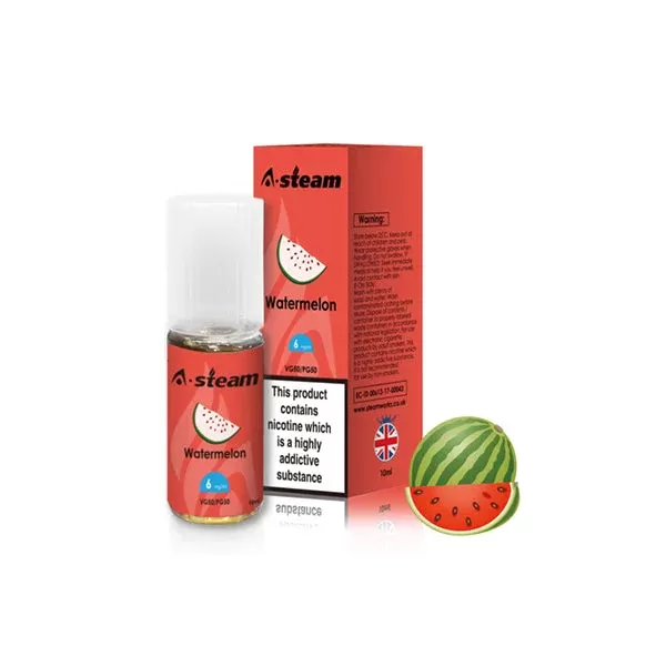 A-Steam Nikotinsalz E-Liquid 12MG 10ML – Gemischte Fruchtaromen (50VG/50PG)