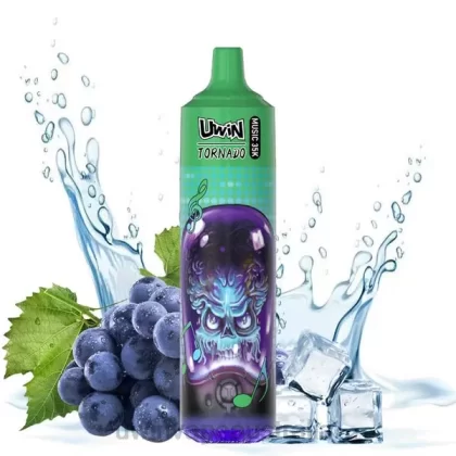 UWIN Vape Online – UWIN CRYSTAL 35K DISPOSABLE VAPE Grape Ice 428LB17