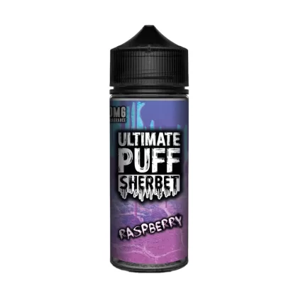 Ultimate Puff Sherbet Raspberry 100ml Shortfill E-Liquid - Vapourdeal Co
