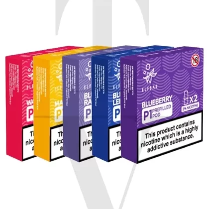 ELF BAR MATE 500 P1 PRE-FILLED PODS 10 X MULTIPACK