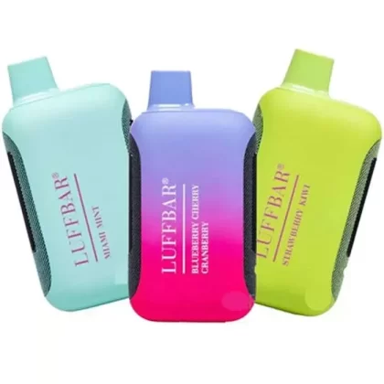 LuffBar Dually 20000 Vape - Pack Count#Single Pack~Flavor#Blackberry Dragonfruit>Fruity Cool Watermelon>Malaysian Mango~Nicotine#50MG