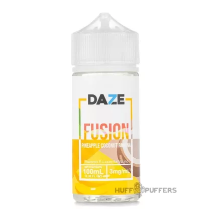 Daze Fusion – Pineapple Coconut Banana 100mL - Nicotine Strength#0mg>3mg>6mg
