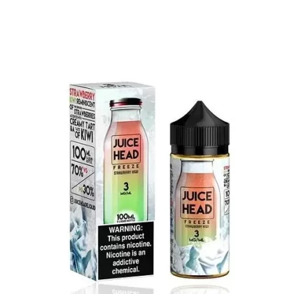 Juice Head Freeze – Strawberry Kiwi 100ml - Strength#0mg>3mg>6mg