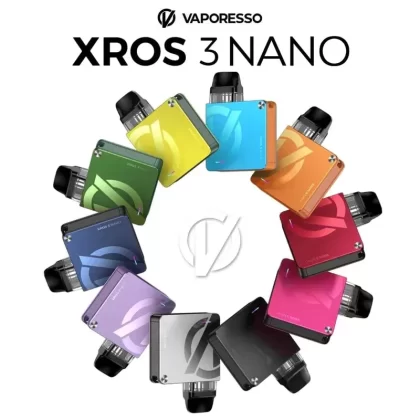 VAPORESSO XROS 3 NANO - Color#BLACK>SILVER>NAVY BLUE