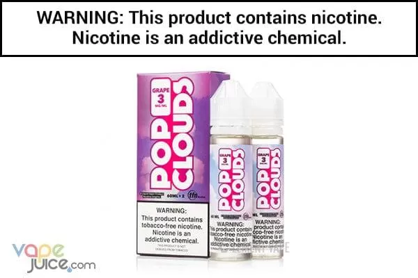 GRAPE BY POP CLOUDS 120ML - Vapejuice