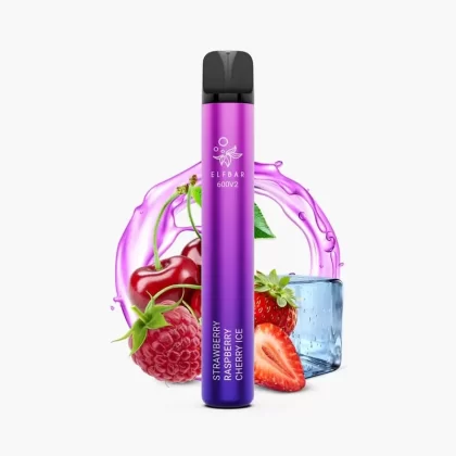 ELFBAR 600V2 Strawberry Raspberry Cherry Ice | Einweg Vape