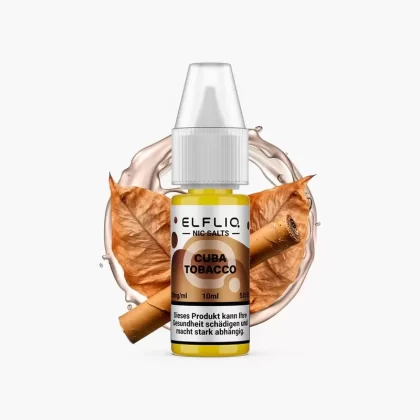 ELFLIQ Cuba Tobacco | E-Liquid (20mg) by ELFBAR