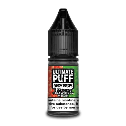 Ultimate Puff Candy Drops Strawberry Melon 10ml Vape Juice - 10 Pack - Strength 12mg