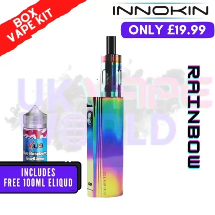 Rainbow Innokin T22E Vape Kit + Free 100ML Liquid – ONLY £19.99