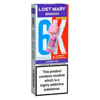 Lost Mary BM6000 Strawberry Ice Prefilled Pods - Ecigpremium