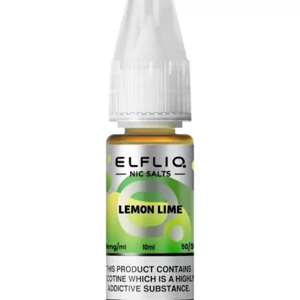 Elf Bar Elfliq Lemon Lime Nic Salt Vape Juice - Strength 20mg
