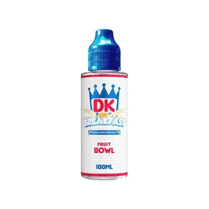 Donut King Breakfast Bliss 100ml Shortfill 0mg (70VG/30PG) - Geschmack#Obstschale>Gefrostete Flocken>Irische Charms>Erdbeer- und weiße Choco-Pops>Marmelade auf Toast>Pfannkuchen & Sirup