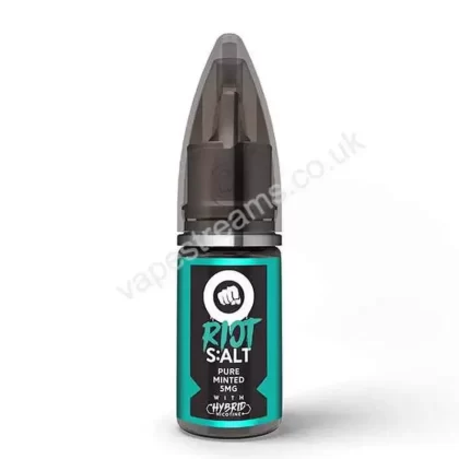 Pure Minted Hybrid Nicotine Salt E-Liquid by Riot S:alt - Vapestreams Co
