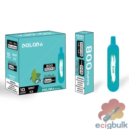 Doloda Mini Bar 800 Puffs Disposable Vape | Refill-Free & Flavor Variety