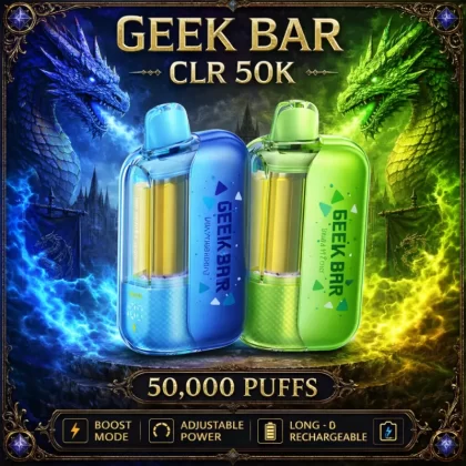 Geek Bar CLR 50K - Blue Razz Ice - Vapeciga