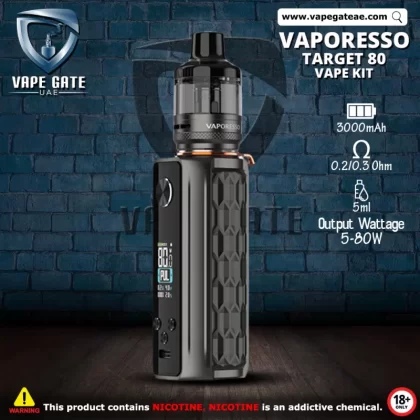 VAPORESSO TARGET 80 STARTER KIT - Black