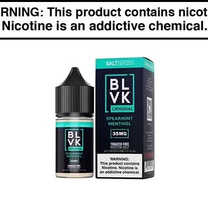 ORIGINAL SPEARMINT ICE BY BLVK MINT SALT 30ML - Vapejuice