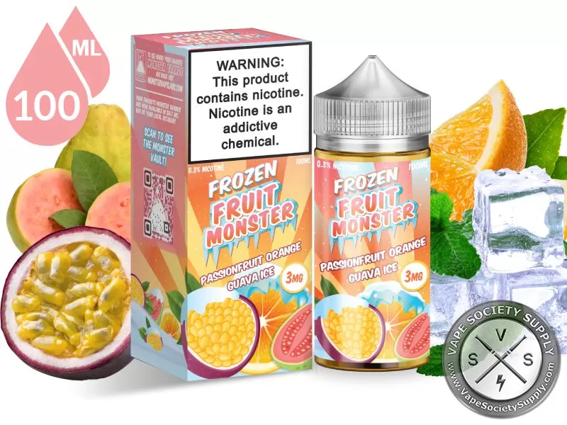 Passionfruit Orange Guava Ice Frozen Fruit Monster 100ml