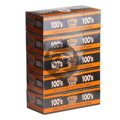 Gambler Tube Cut Filter Tubes 100 mm Full Flavor 5 Cartons of 200