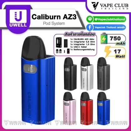 Uwell Caliburn AZ3 Pod Kit - Red, Blue
