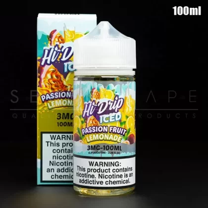 Hi Drip – Passion Fruit Lemonade Iced Eliquid 100ml