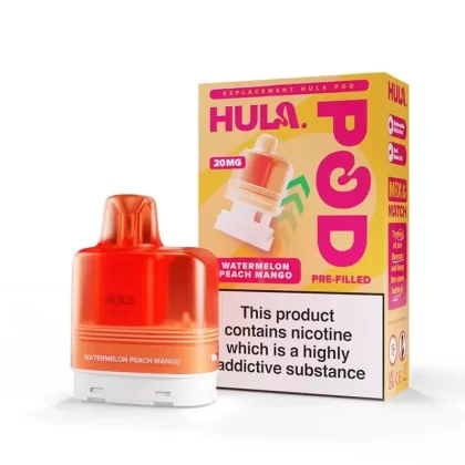 Hula 7000 Watermelon Peach Mango Prefilled Vape Pod + Refill