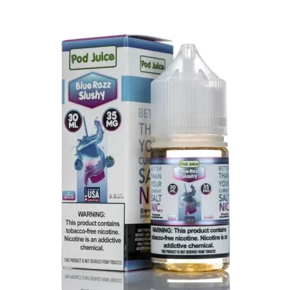 Pod Juice Salt - Blue Razz Slushy - 30ml - 55mg