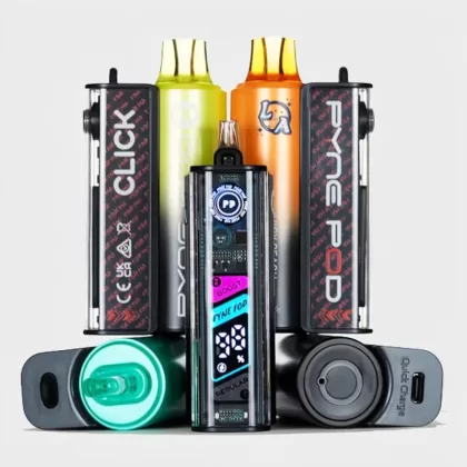 L&A X Pyne Pod Click 40K Dual Mesh Zero Nic Vape