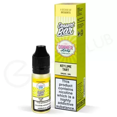 Key Lime Tart Nic Salt E-Liquid by Dinner Lady Dessert Bar Salts - Ecigpremium