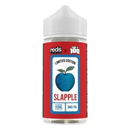 7 Daze Reds x Keep It 100 Slapple 100ml Vape Juice - Vape Product, Vape Product