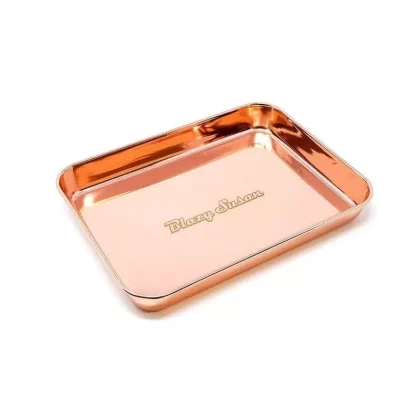 Blazy Susan Stainless Steel Rolling Tray