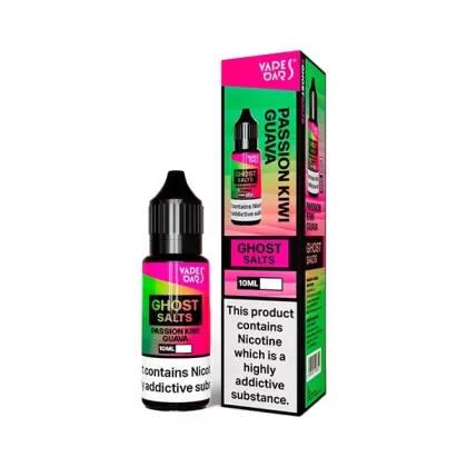 Vapes Bars Ghost Salts Passion Kiwi Guava E Liquid 10ml - Nicotine Strength#20mg>10mg (C25388)