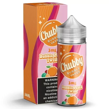 Bubble Peach Twist by Chubby Bubble Vapes 100ml - 3MG