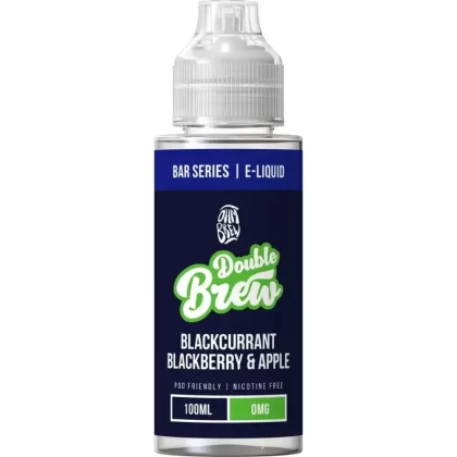 OHM BREW DOUBLE BREW BLACKCURRANT BLACKBERRY & APPLE 100ML SHORTFILL E-LIQUID