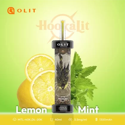 Lemon Mint – Olit 40K Hookah – United States