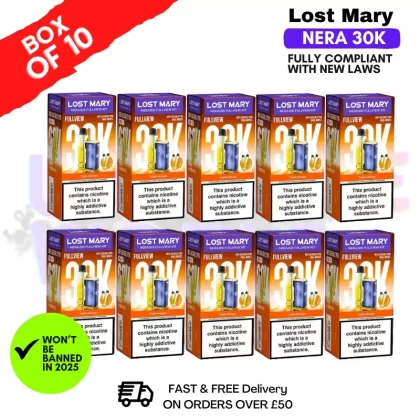 Triple Mango Lost Mary NERA 30K Puff Box Of 10
