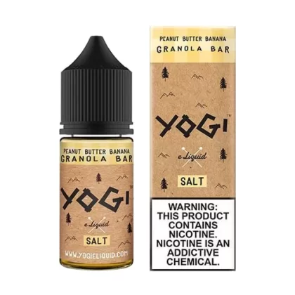 Peanut Butter Banana Granola Bar by Yogi Salt 30ml - Vape Product, Vape Product