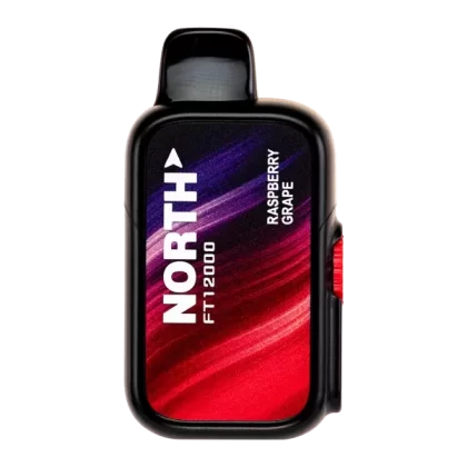 Raspberry Grape – NORTH FT12000 - VAP; Vape Product; 10 Pack, Single