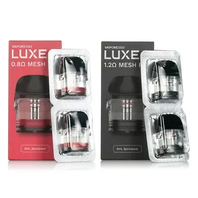 VAPORESSO LUXE Q PODS 4pk - Choose#LUXE Q 0.6ohm (4pk)>LUXE Q 0.8ohm (4pk)>LUXE Q 1.0ohm (4pk)>LUXE Q 1.2ohm (4pk)