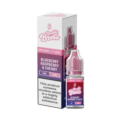Ohm Brew Double Brew Blueberry Raspberry Cherry Nic Salt E-Liquid