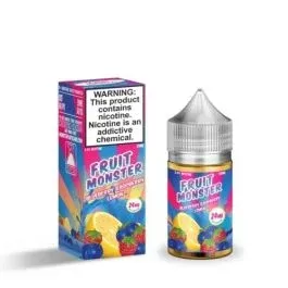 Fruit Monster Salt E-Liquid – Blueberry Raspberry Lemon 30ml - Ecigdepot