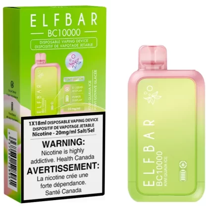 ELF BAR BC10000 Disposable Vape – Kiwi Guava Ice
