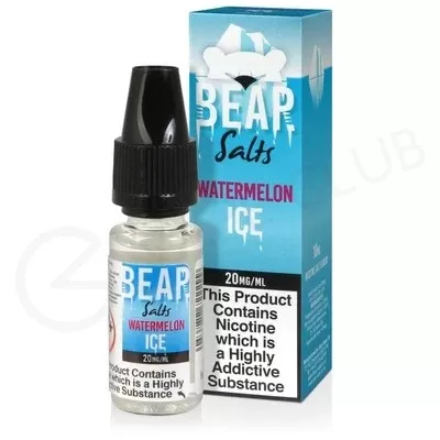 Watermelon Ice Nic Salt E-Liquid by Bear Salts