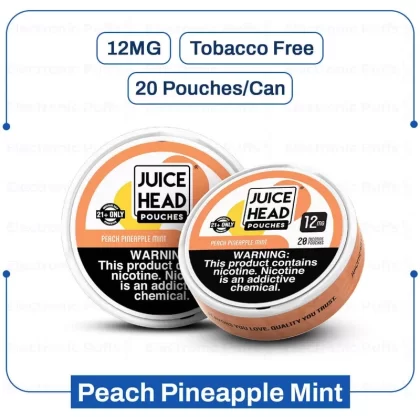 Buy Juice Head Peach Pineapple Mint 12mg Online - Vape Store