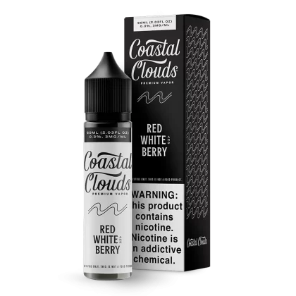 Coastal Clouds - Red White and Berry - 60ML E-Liquid - 0MG