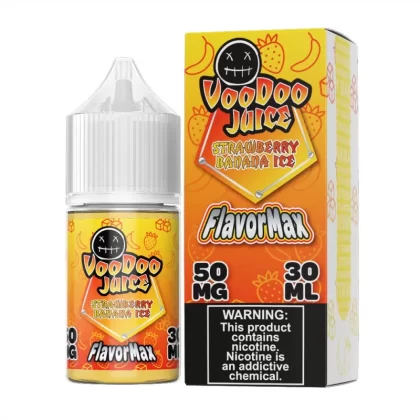 Voodoo Joos Flavormax Strawberry Banana Ice Salt e-Liquid 30mL - Vape Product, Vape Product