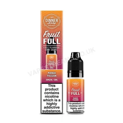 Dinner Lady Mango Passion Fruit Full Nic Salt E-Liquid - Vapestreams Co