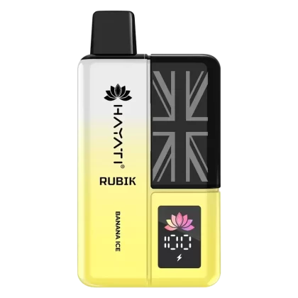 Hayati Rubik 7000 Prefilled Pod Kit - Flavour#Banana Ice>Blue Razz Cherry>Blue Razz GB>Blue Sour Raspberry>Blueberry Cherry Cranberry>Blueberry Raspberry>Fizzy Cherry>Fresh Mint>H’Bubba>Juic